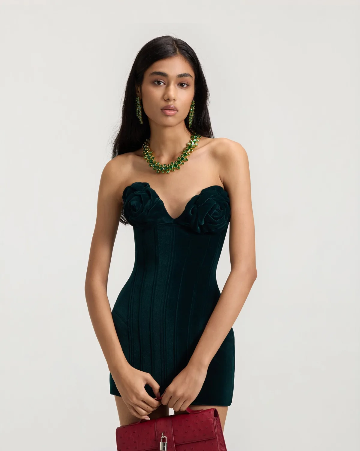 TRANSLUCENT RUNWAY SLIP GOWN